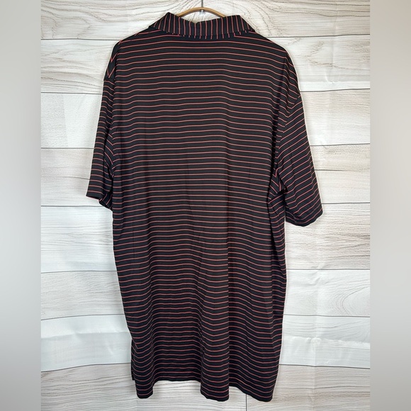 Peter Millar Black/Red Polo w/ Valhalla Golf Club Embroidered Logo- Size XL - Picture 2 of 9